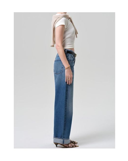 Citizens of Humanity Blue Ayla Relaxed Jeans