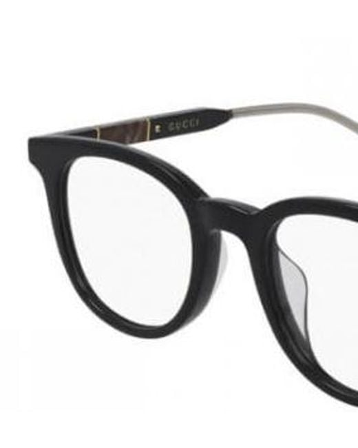 Gucci Metallic Logo Detail Flat Lens for men