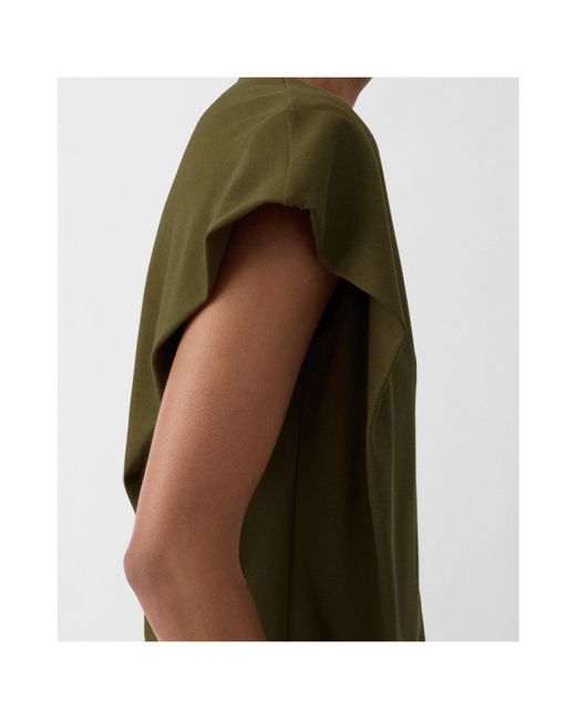 Jacquemus Green The Drap Asymmetric Top