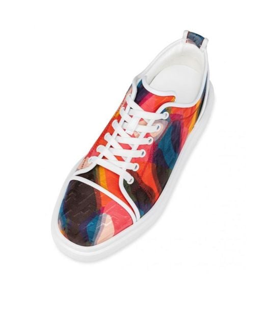 Christian Louboutin Red Round Head Low Upper Board Shoes for men