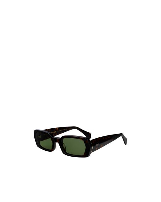 Retrosuperfuture Green L'Altro Geometric-Frame Sunglasses for men
