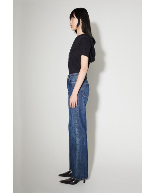 Our Legacy Blue Chain Denim Trousers