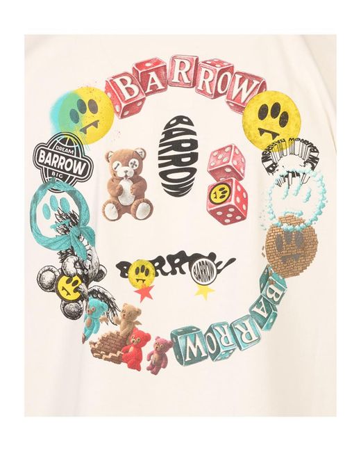 Barrow White Jersey T-Shirt for men