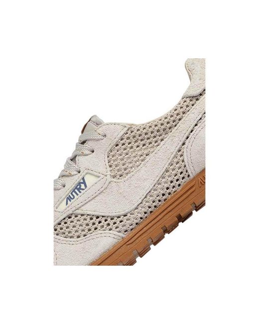 Autry White Windspin Low Sneakers