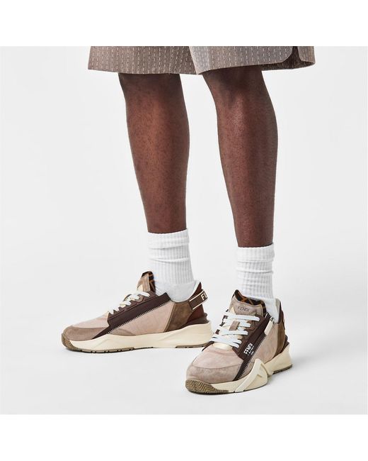 Fendi Multicolor Flow Sneaker Sn53 for men