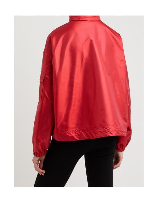 Moncler Red Hemar Nylon Parka