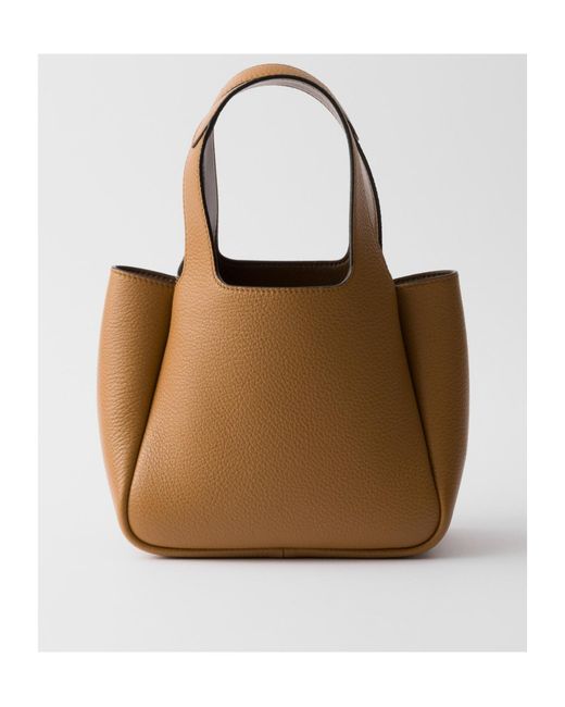 Prada Brown Liaison Mini Leather Handbag