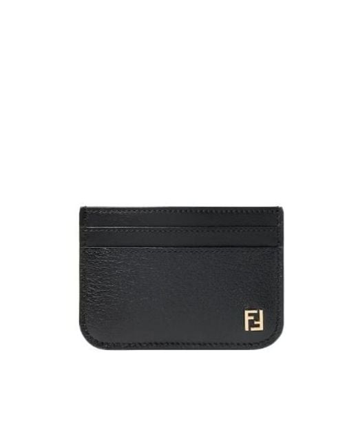 Fendi Black Ff Card Case