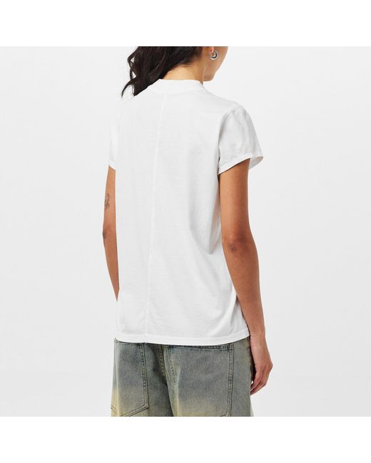 Rick Owens White Logo T-Shirt