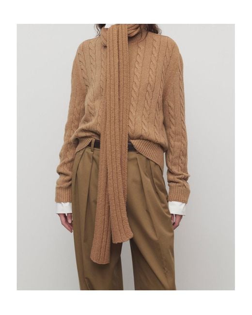 The Row Brown Amos Scarf