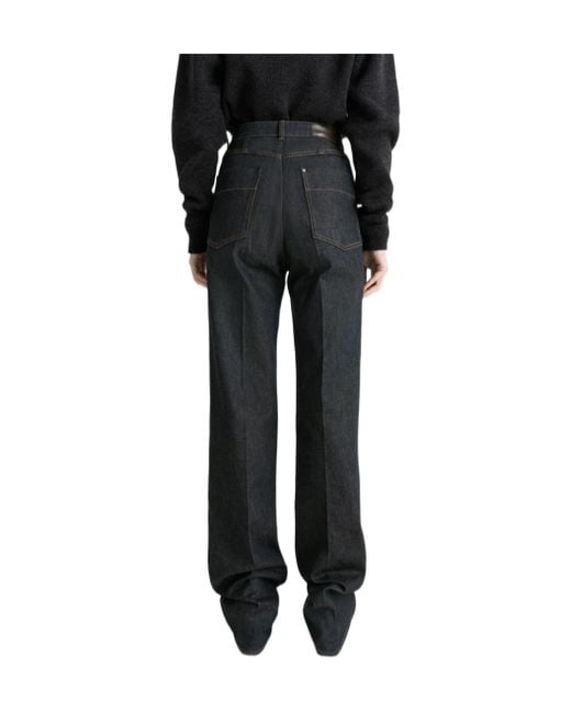 Lemaire Gray Straight Leg Jeans