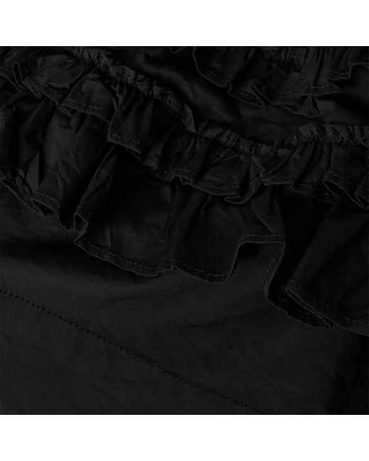 Ganni Black Spaghetti Strap Dress