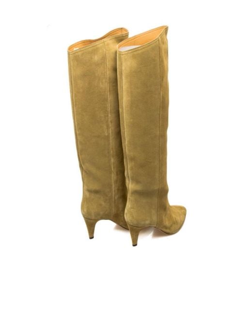 Isabel Marant Green Pointed Boots