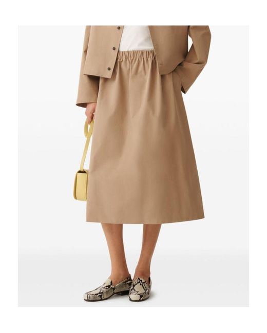Fabiana Filippi Natural Cotton Skirt