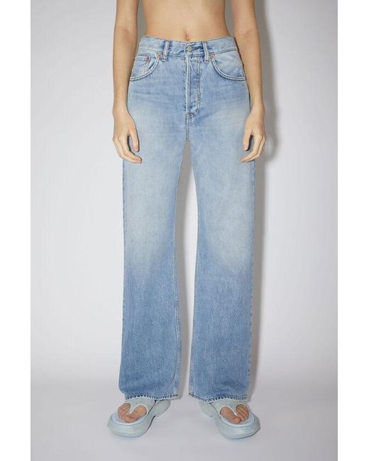 Acne Blue Regular Fit Jeans