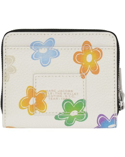 Marc Jacobs Multicolor Mini The Wild Daisy Compact Wallet