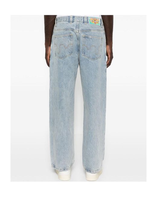 ICECREAM Blue Belt Loop Jeans for men