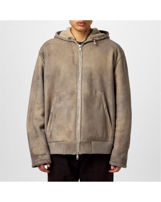 Prada Gray Caban Jacket for men
