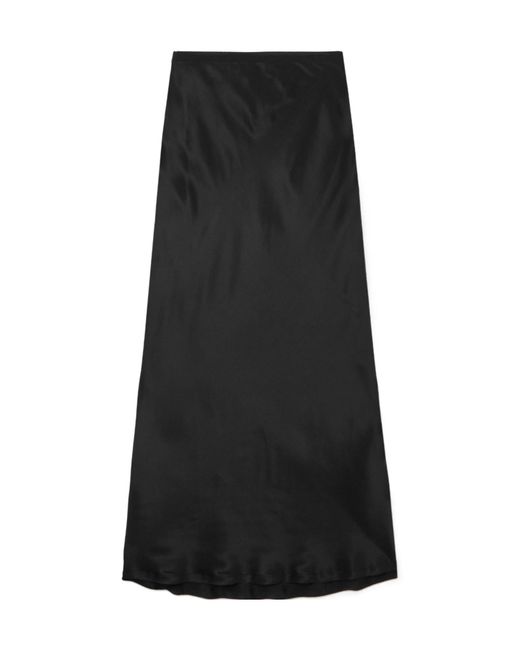 Dodo Bar Or Black Satin Maxi Skirt