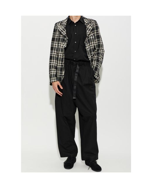 Comme des Garçons Black Long-Sleeved Suit Jacket for men