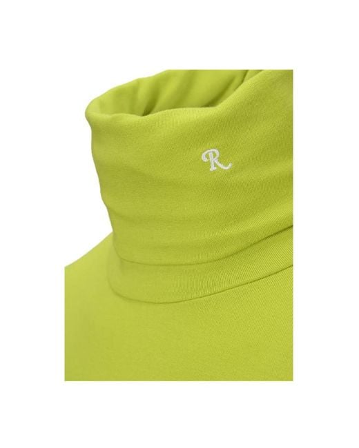 Raf Simons Green Jersey Maxi Dress