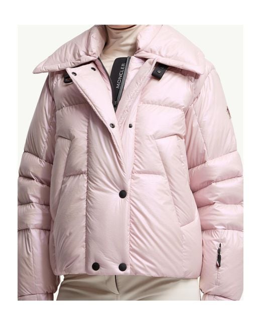 Moncler Pink Jeita Down Ski Jacket