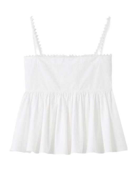 Jacquemus White The Traversin Sleeveless Top