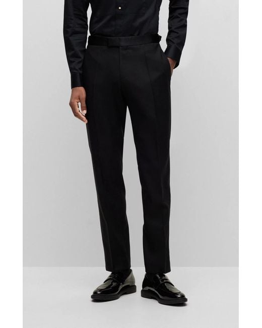 Boss Black H-Genius Slim-Fit Tailored Trousers for men