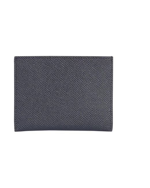 Givenchy Blue Pebbled Effect Card Holder for men