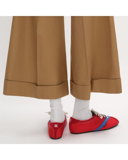 Céline Red The Flat Sneaker