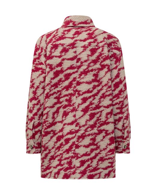Isabel Marant Red Long-Sleeved Casual Jacket