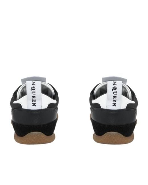 McQueen Black Ec1 Lace-Up Sneakers for men
