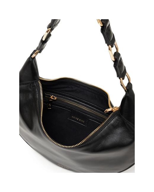 Anine Bing Black Kate Shoulder Bag