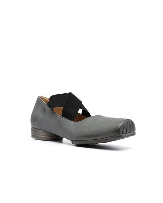 Uma Wang Multicolor Square Toe Ballerina Shoes