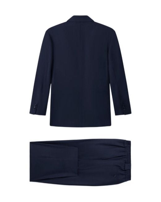 Giorgio Armani Blue Double-Breasted Suit for men