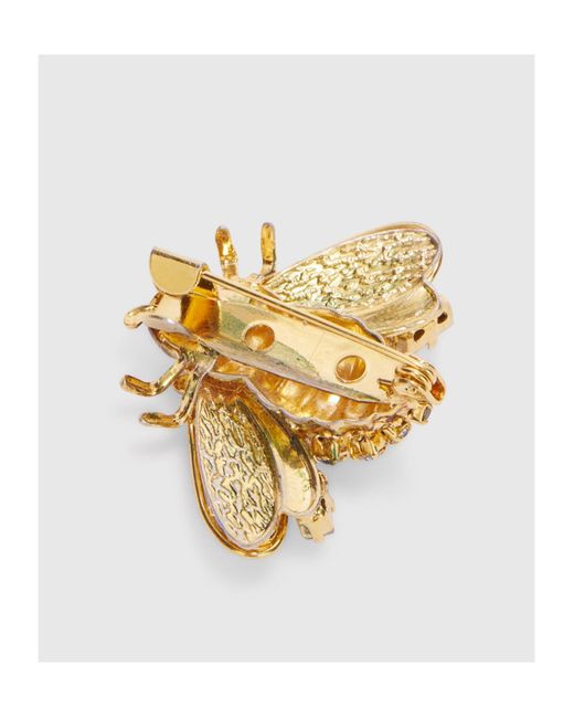 Ermanno Scervino Metallic Bee Brooch