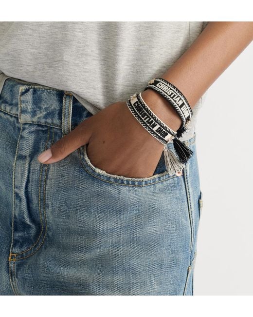 Dior White Christian Bracelet Set