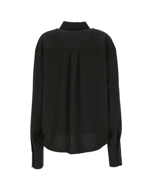 Sportmax Black Mappa Oversized Shirt