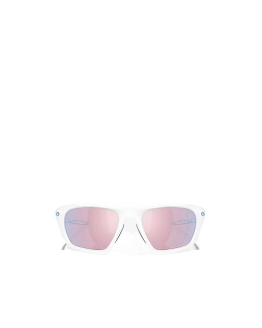 Oakley Pink Geometric Frame Sunglasses for men