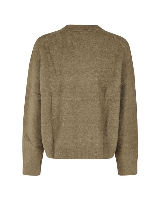 Filippa K Green Round-Neck Sweater