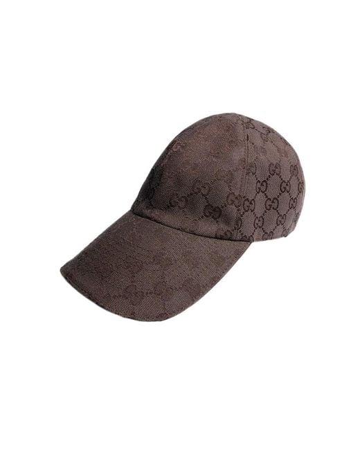 Gucci Brown Gg Baseball Cap