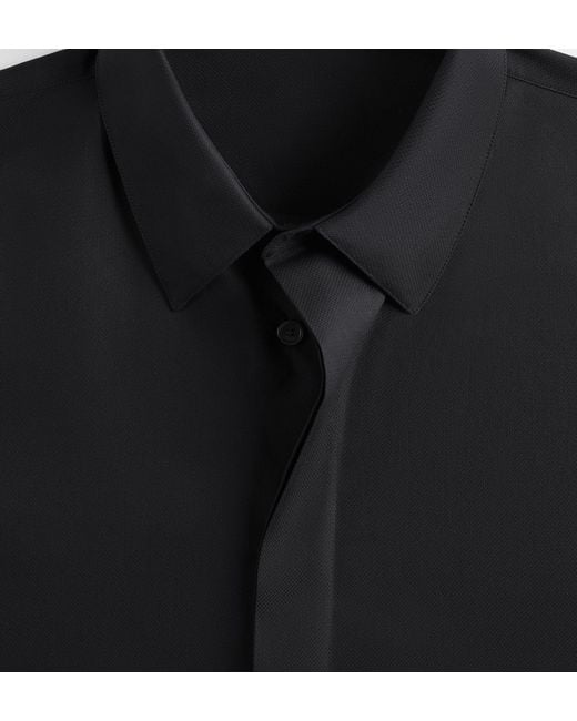 Dior Black Shirt With French Cuffs for men