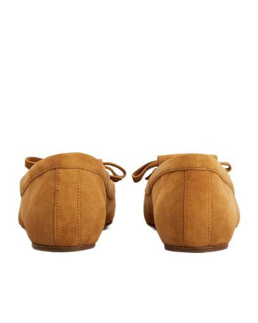 Roger Vivier Brown Virgule Ballerinas