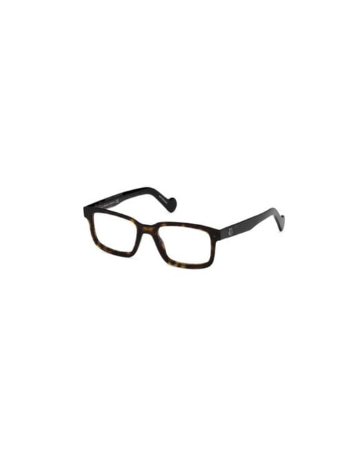 Moncler Multicolor Eyewear Rectangular Frame Glasses for men