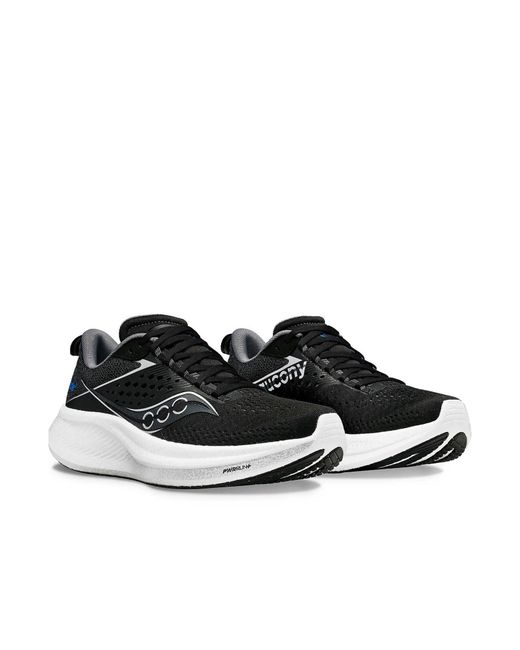 Saucony Black Pwrrun Perforated Trainers