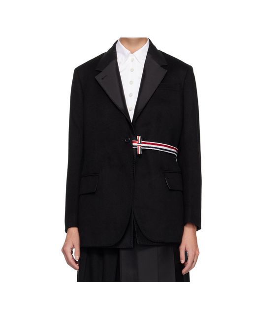 Thom Browne Black Narrow Jacket
