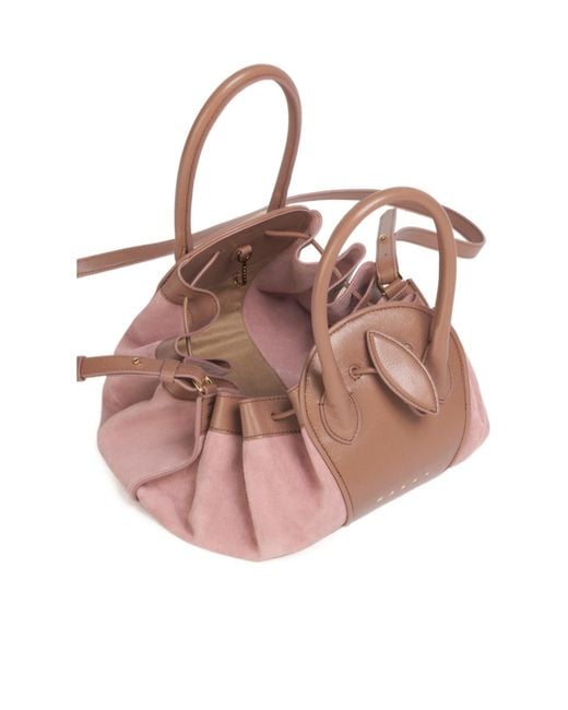 Marni Pink Tulipea Small Handbag