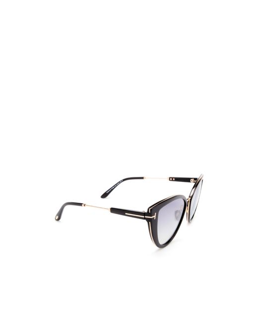 Tom Ford White Geometric Sunglasses