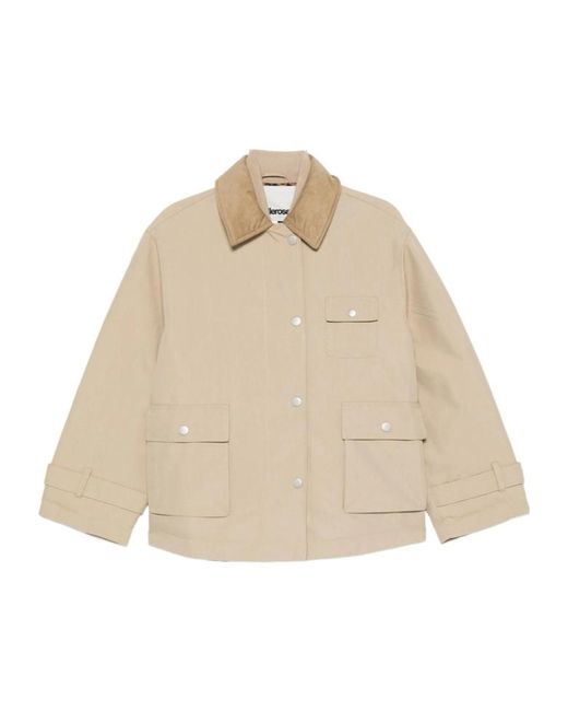 Bellerose Natural Long-Sleeved Casual Jacket