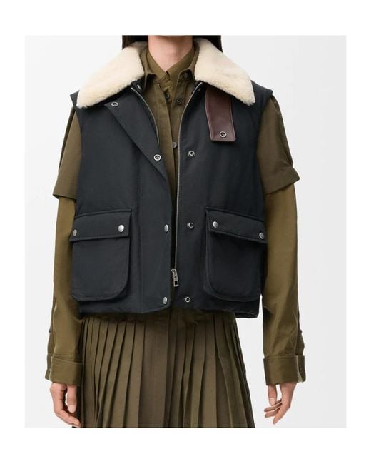 Loewe Black Puffer Vest